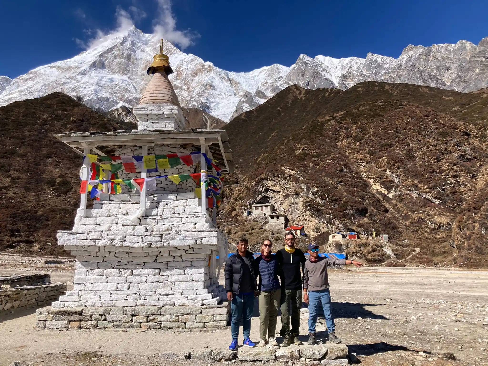 Pungyen Gompa with Amar & Bishal