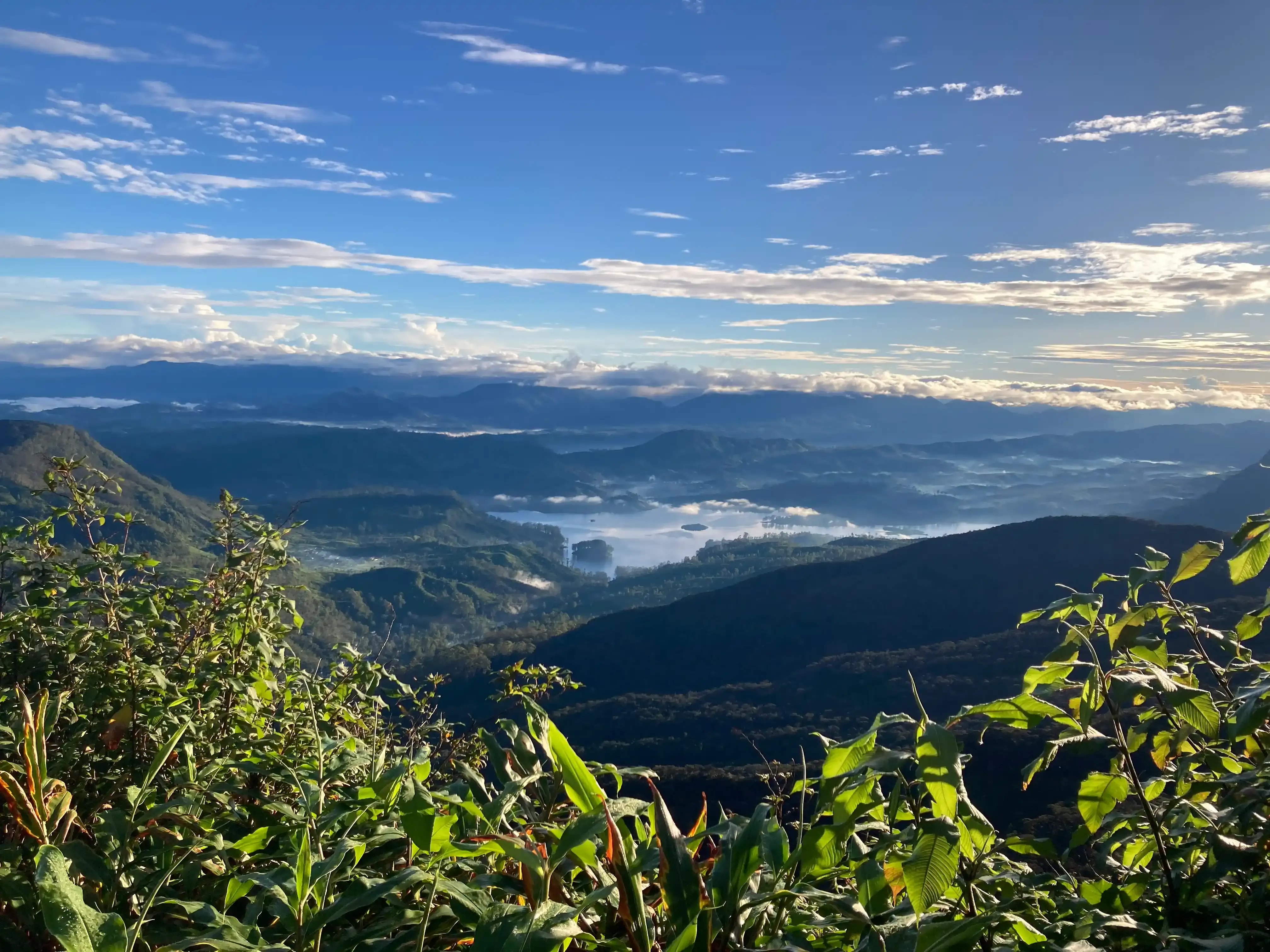 View from adam's peak