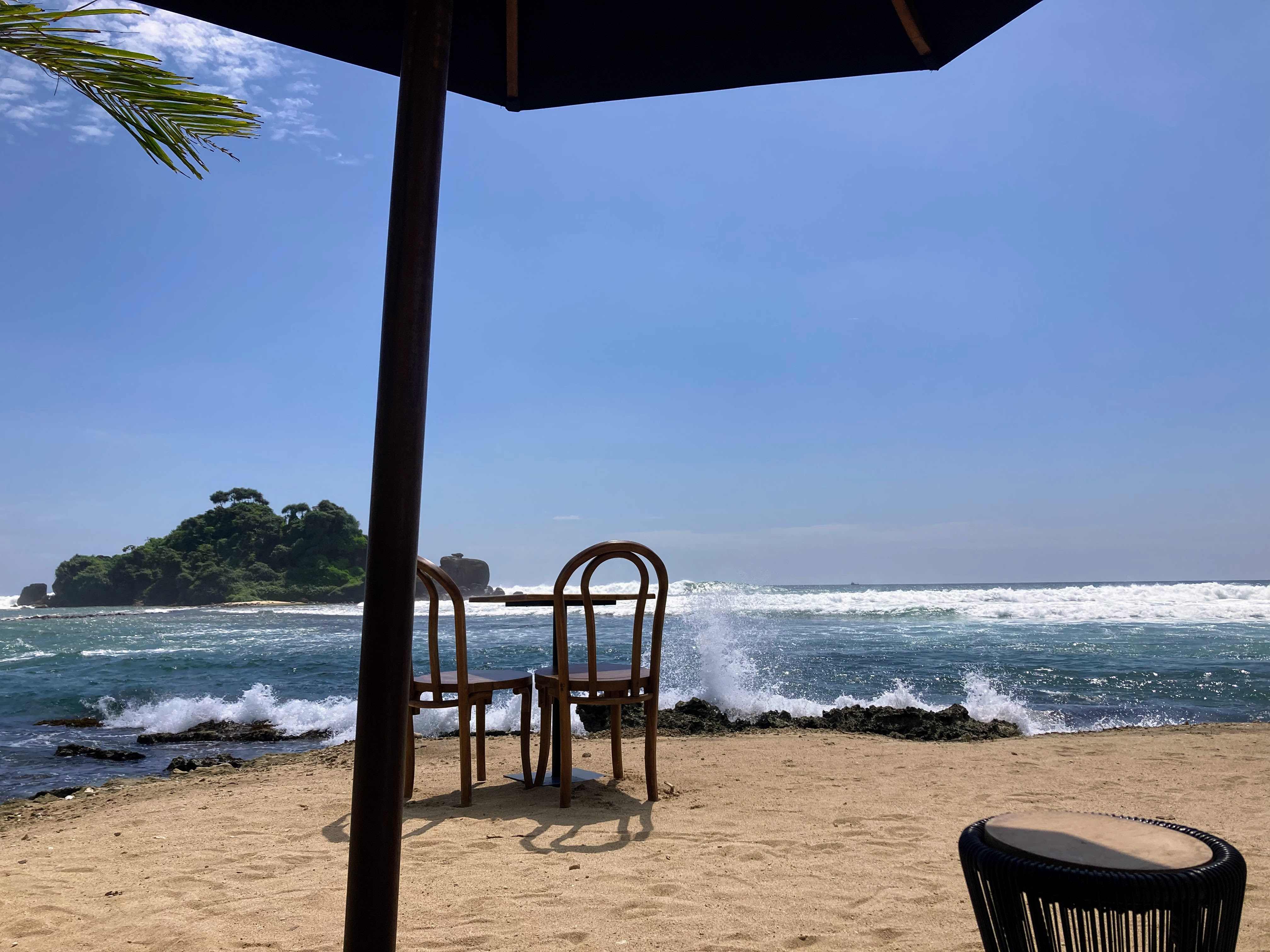 Chair and sea at Abode by the beach